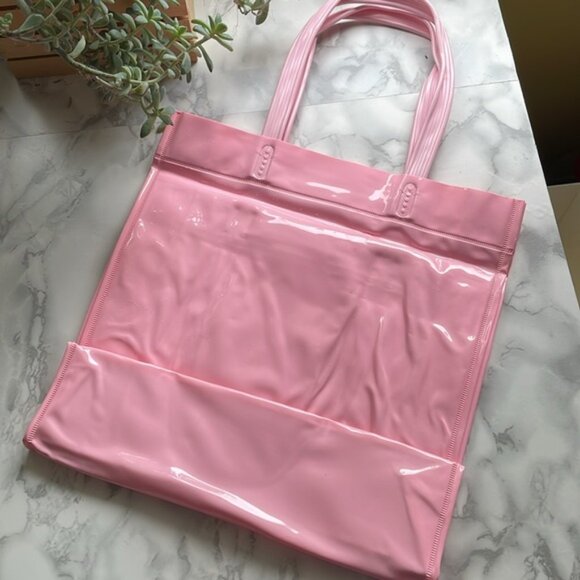 Vintage Showa retro Girl 80s - vinyl material tote bag by Flomo - Picture 4 of 11